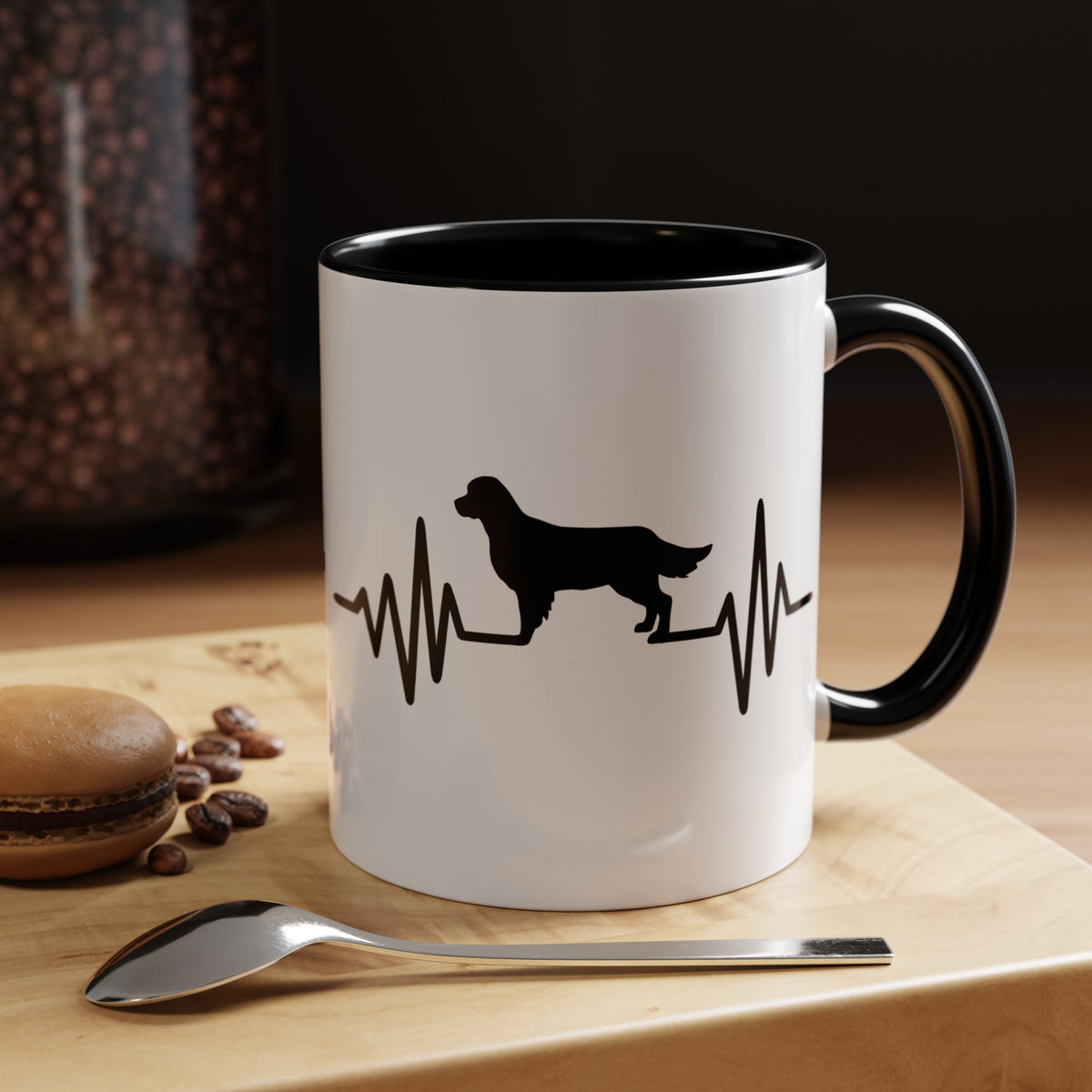 My Heart Beats For Goldens 2-Tone Coffee Mug
