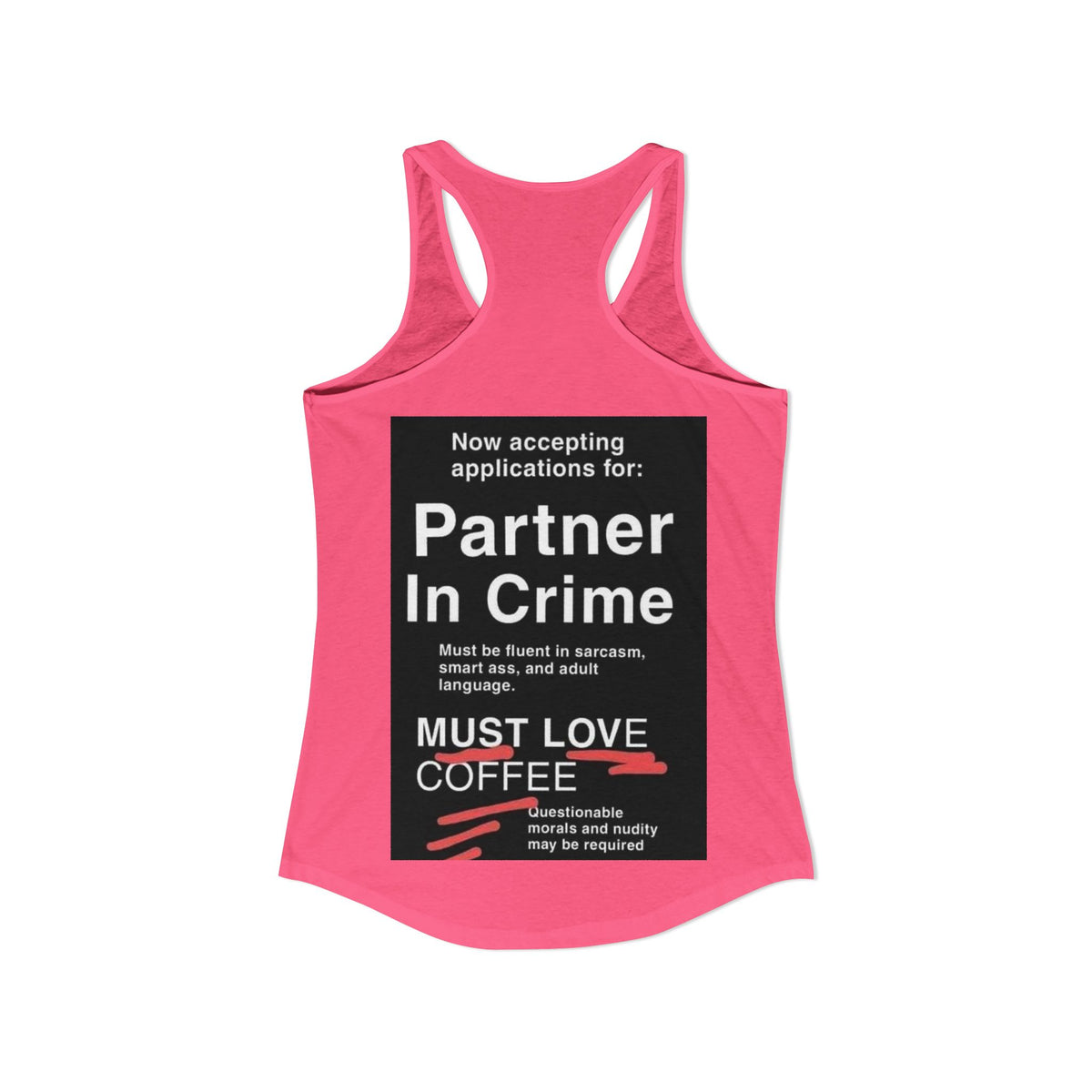 Partner In Crime Women's Racerback Tank