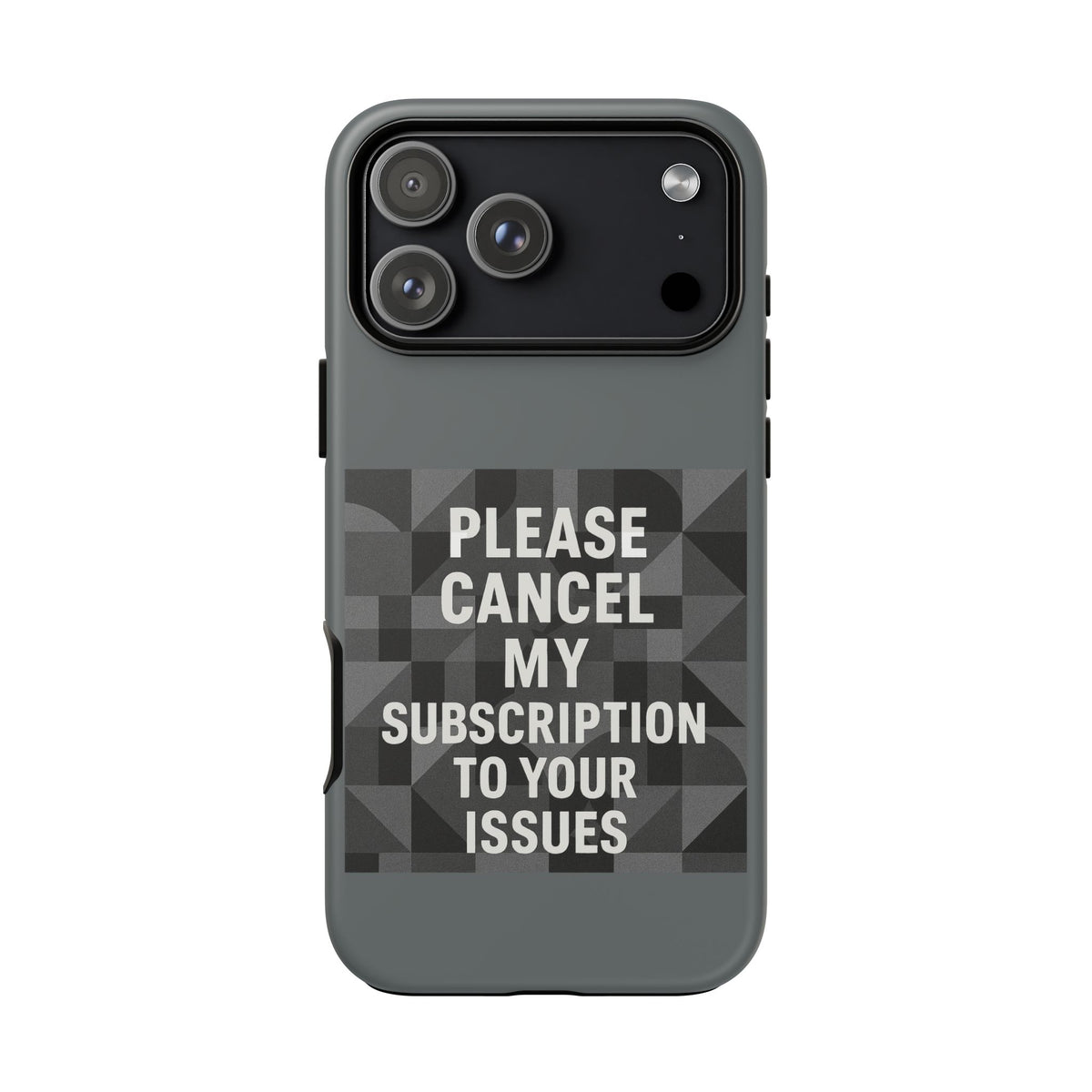 Cancel My Subscription iPhone Case
