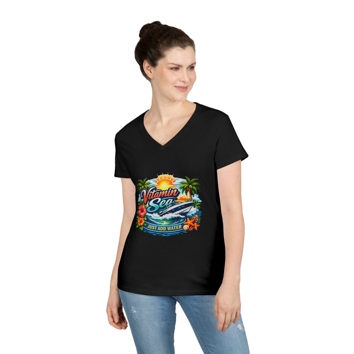 Vitamin Sea Women's V-Neck Tee