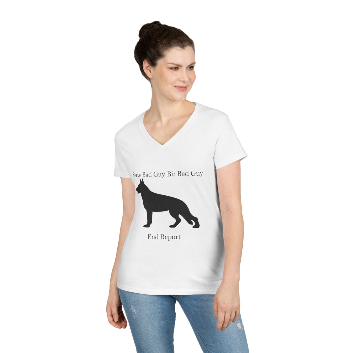 Bad Guy Women's V-Neck Tee