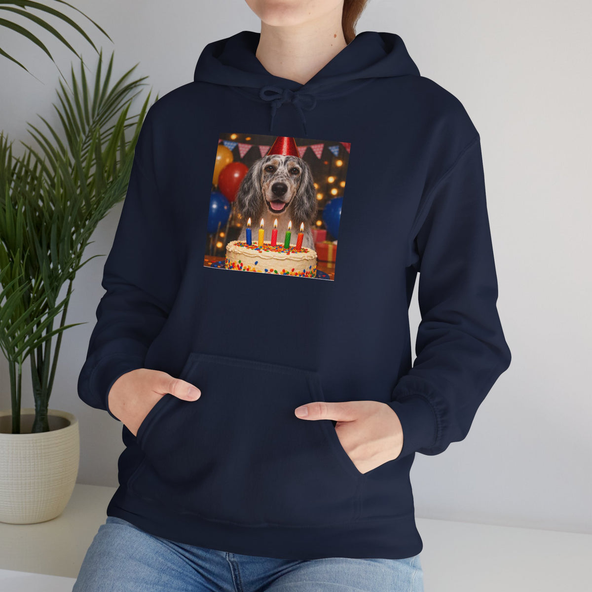 Birthday Buddy English Setter Unisex Hoodie
