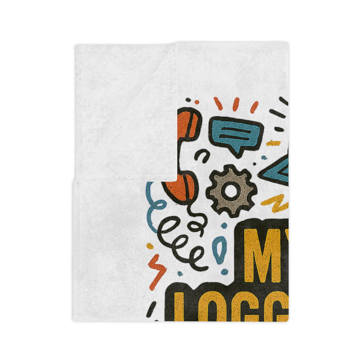 Logged Out Velveteen Microfiber Blanket