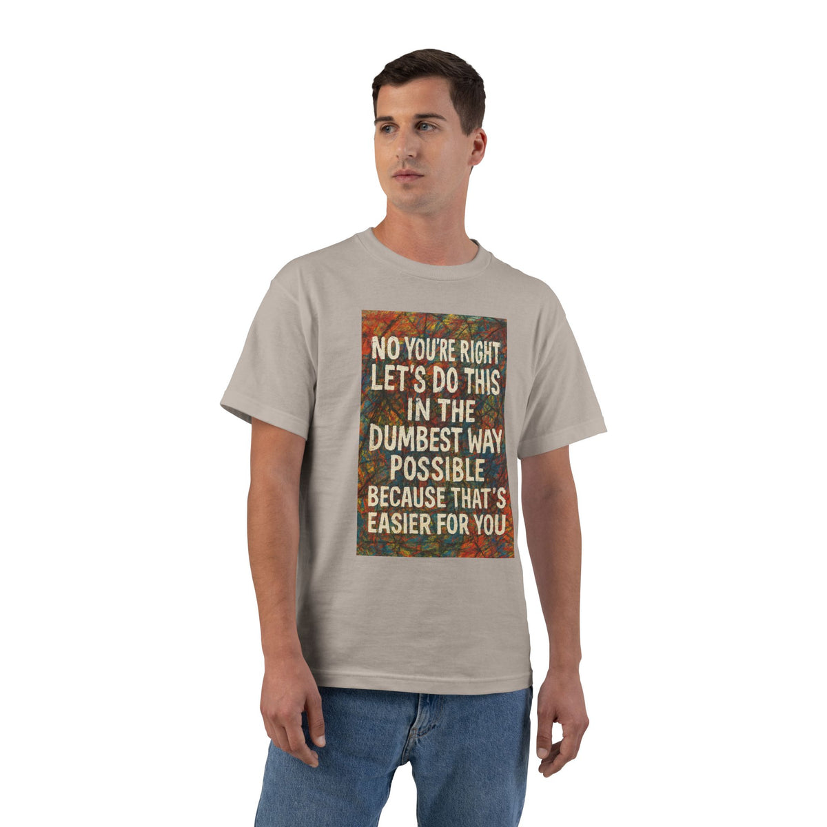 Easier For You Men's Short-Sleeve Crewneck Tee