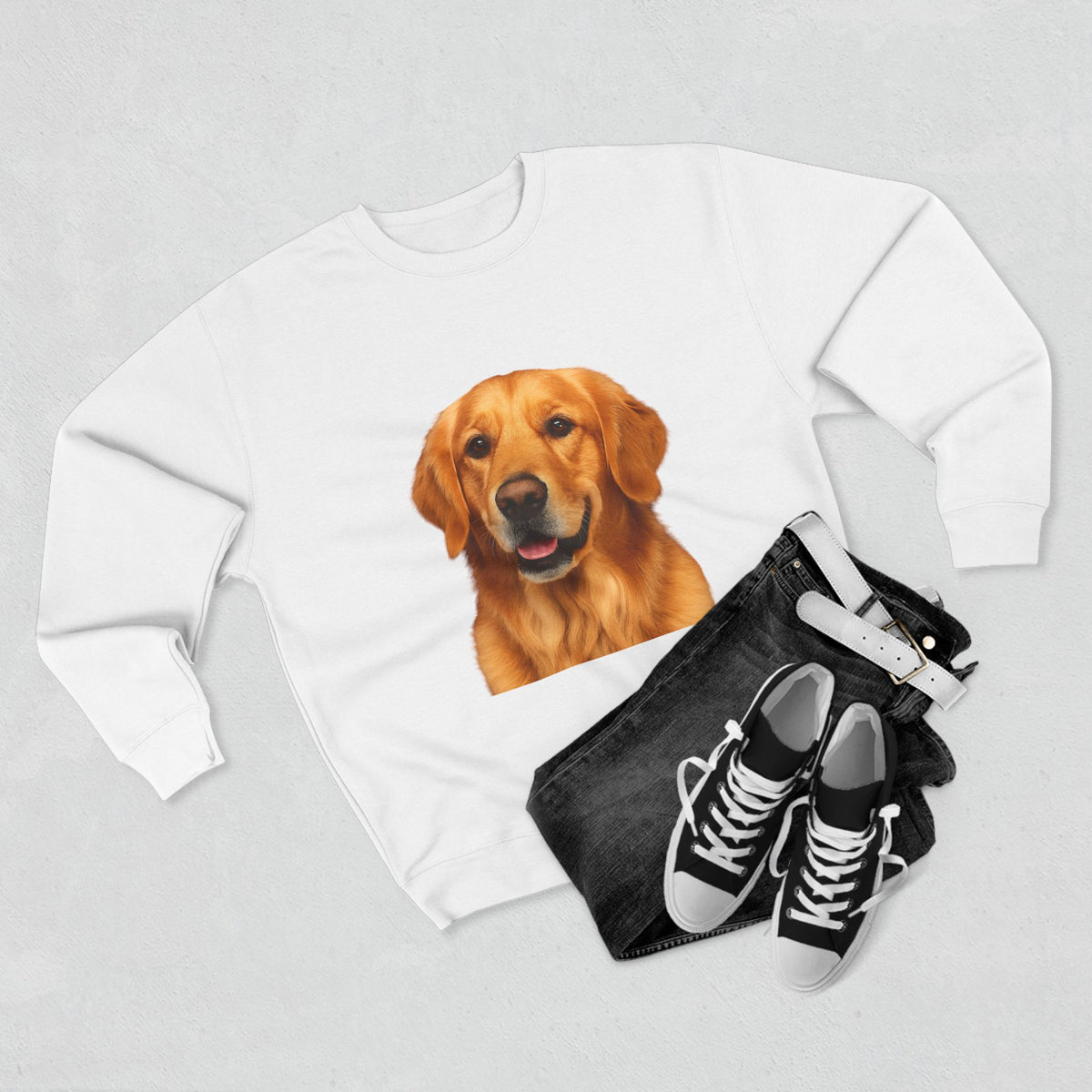 Golden Head Unisex Crewneck Sweatshirt