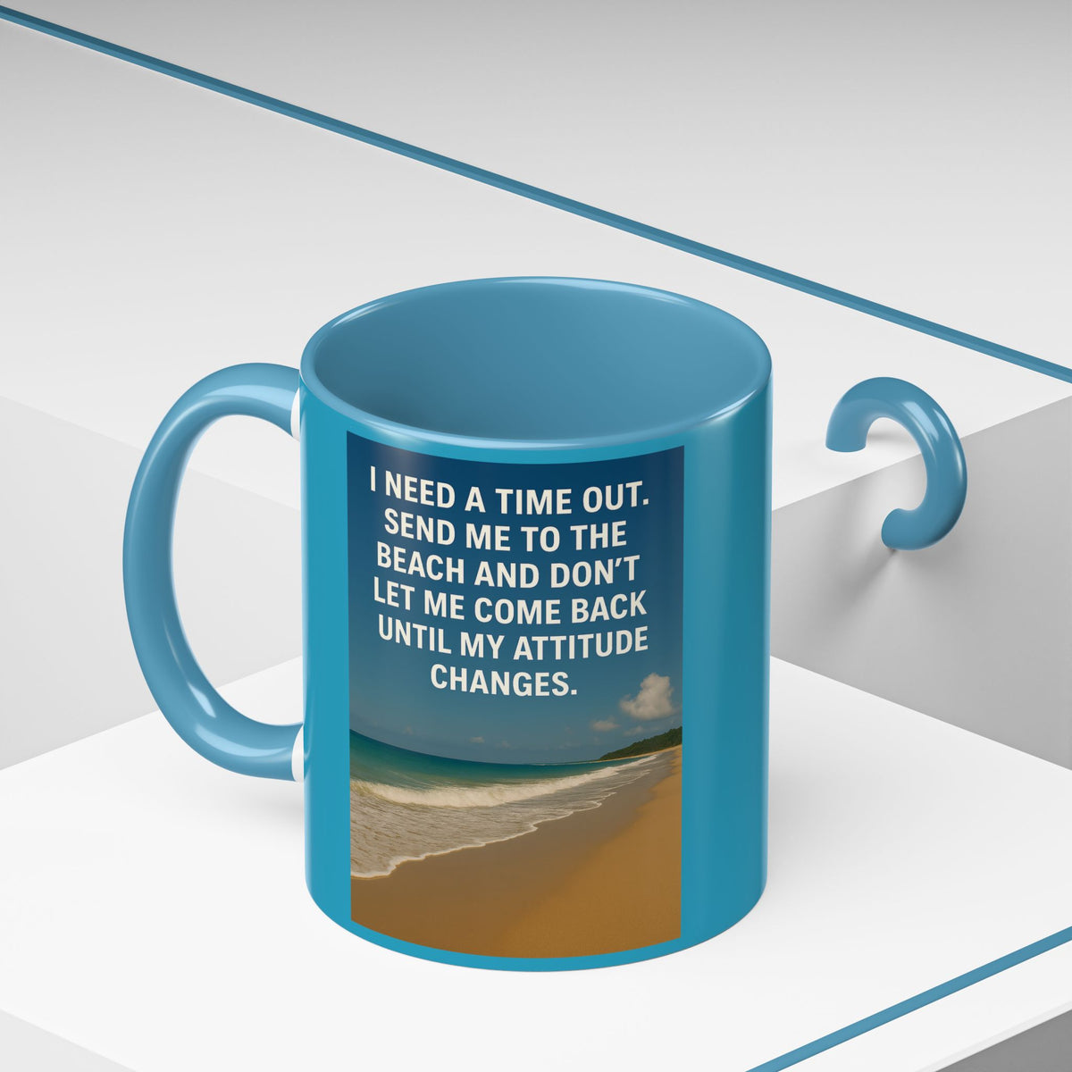 Time Out 2-Tone Coffee Mug