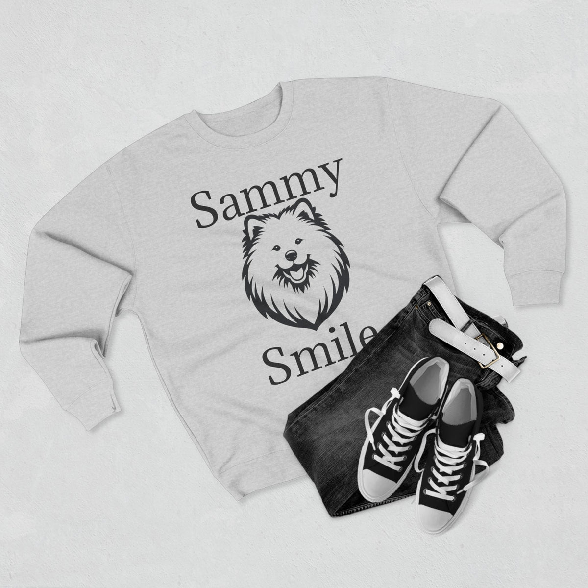 Sammy Smile Unisex Crewneck Sweatshirt
