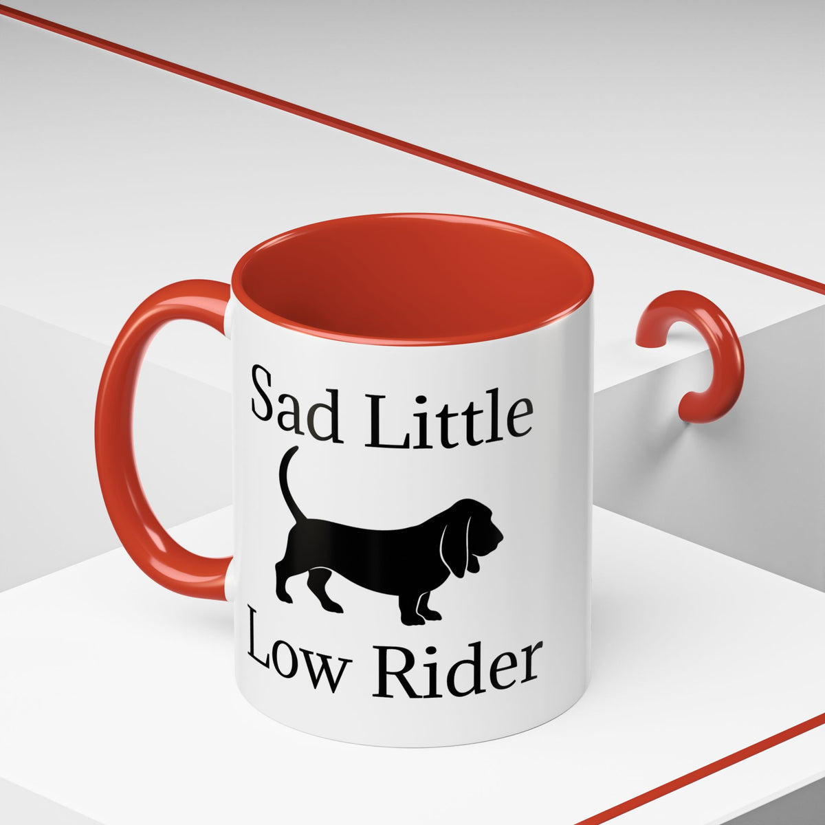 Sad Little Low Rider 2-Tone Coffee Mug