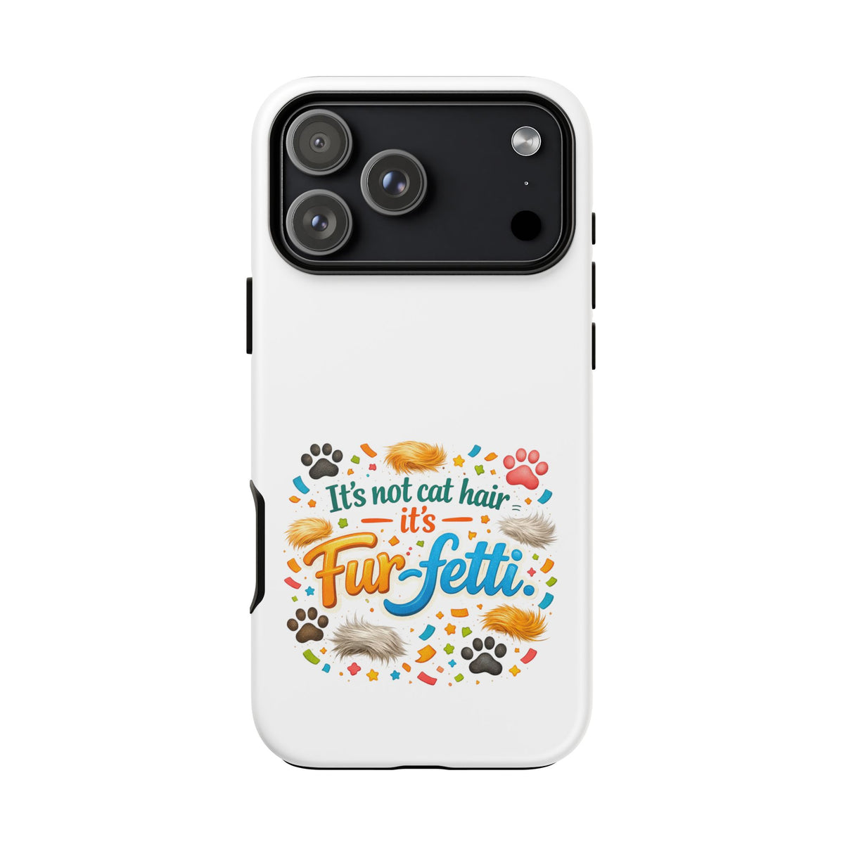 Fur-Fetti Cat iPhone Case