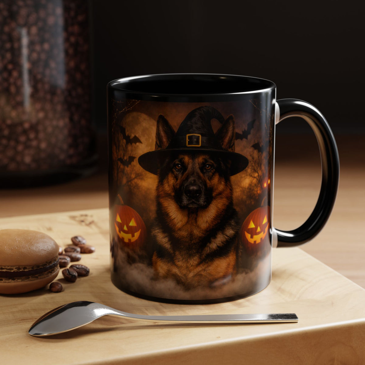 Witch Hat Pack German Shepherd 2-Tone Coffee Mug