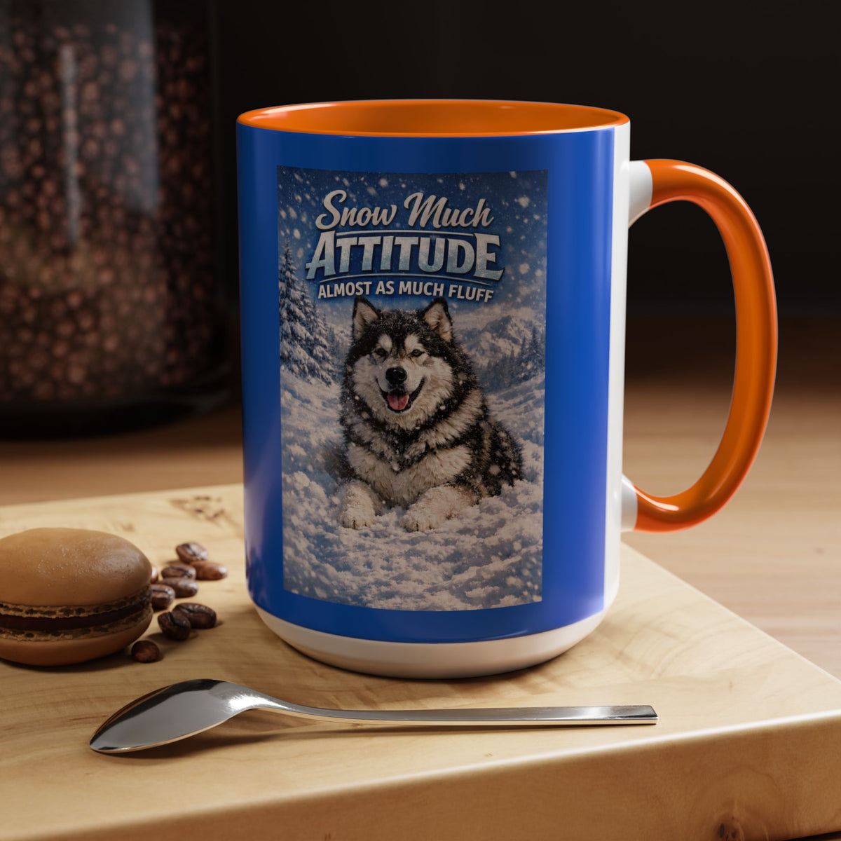Snow Much Attitude 2-Tone Coffee Mug