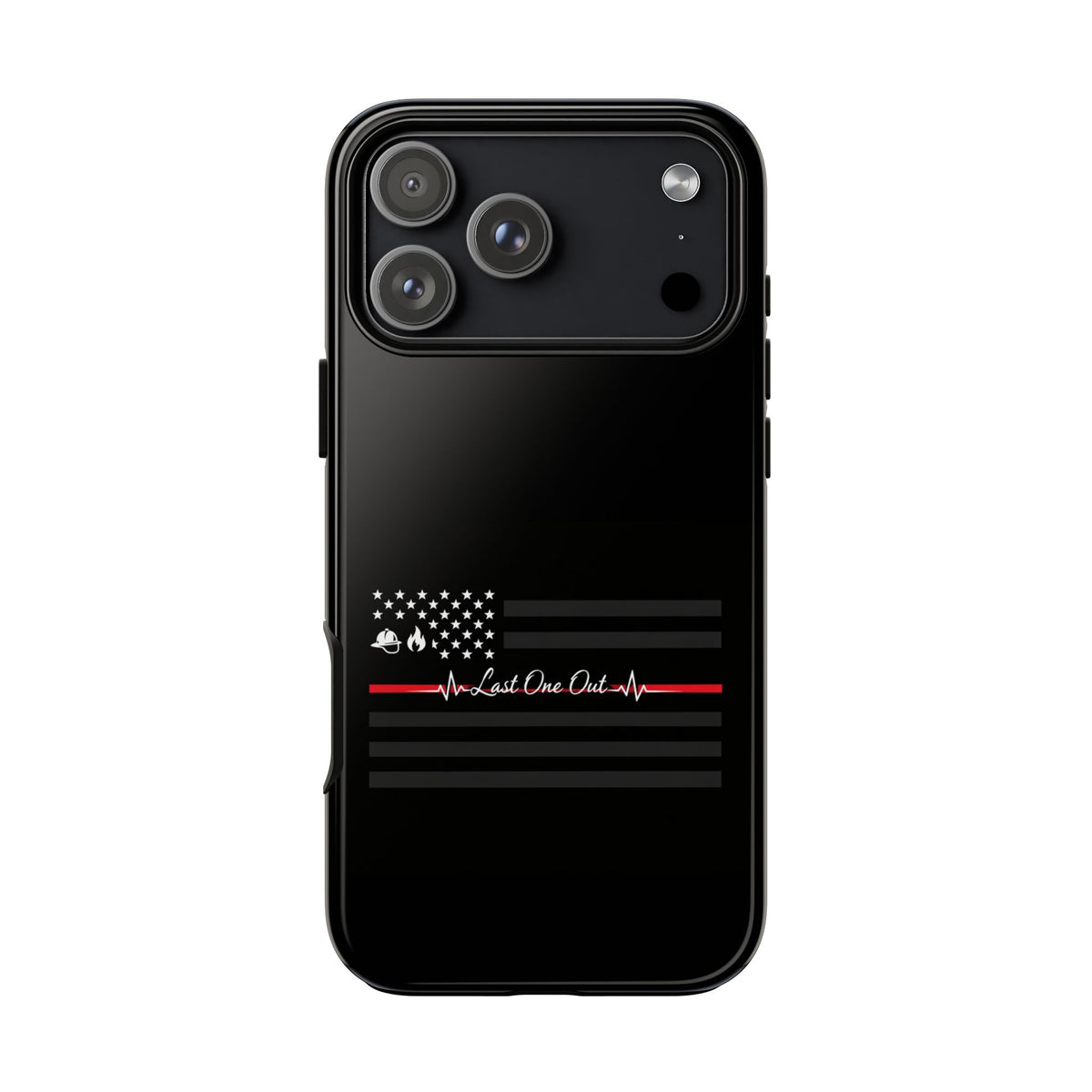 Thin Red Line iPhone Case