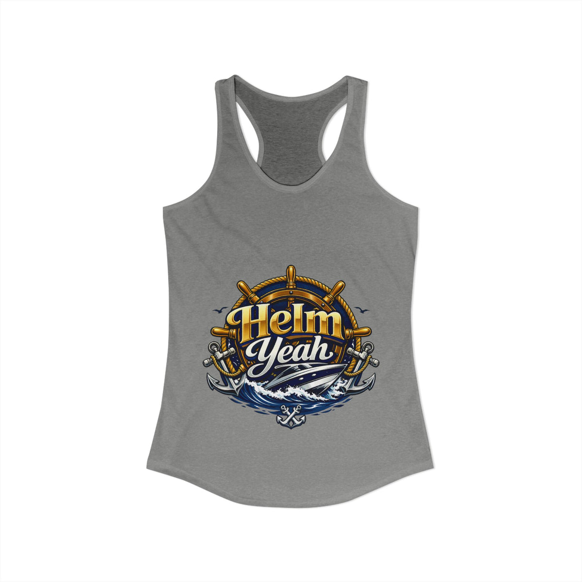 Helm Yeah Women's Racerback Tank