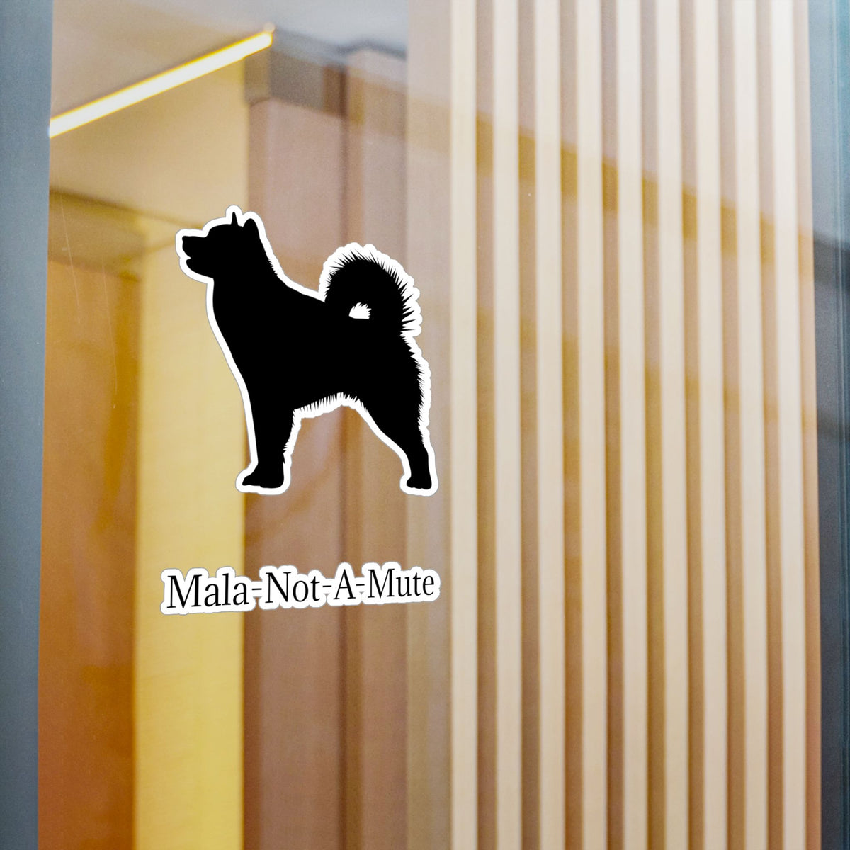 Mala-Not-A-Mute Vinyl Decal