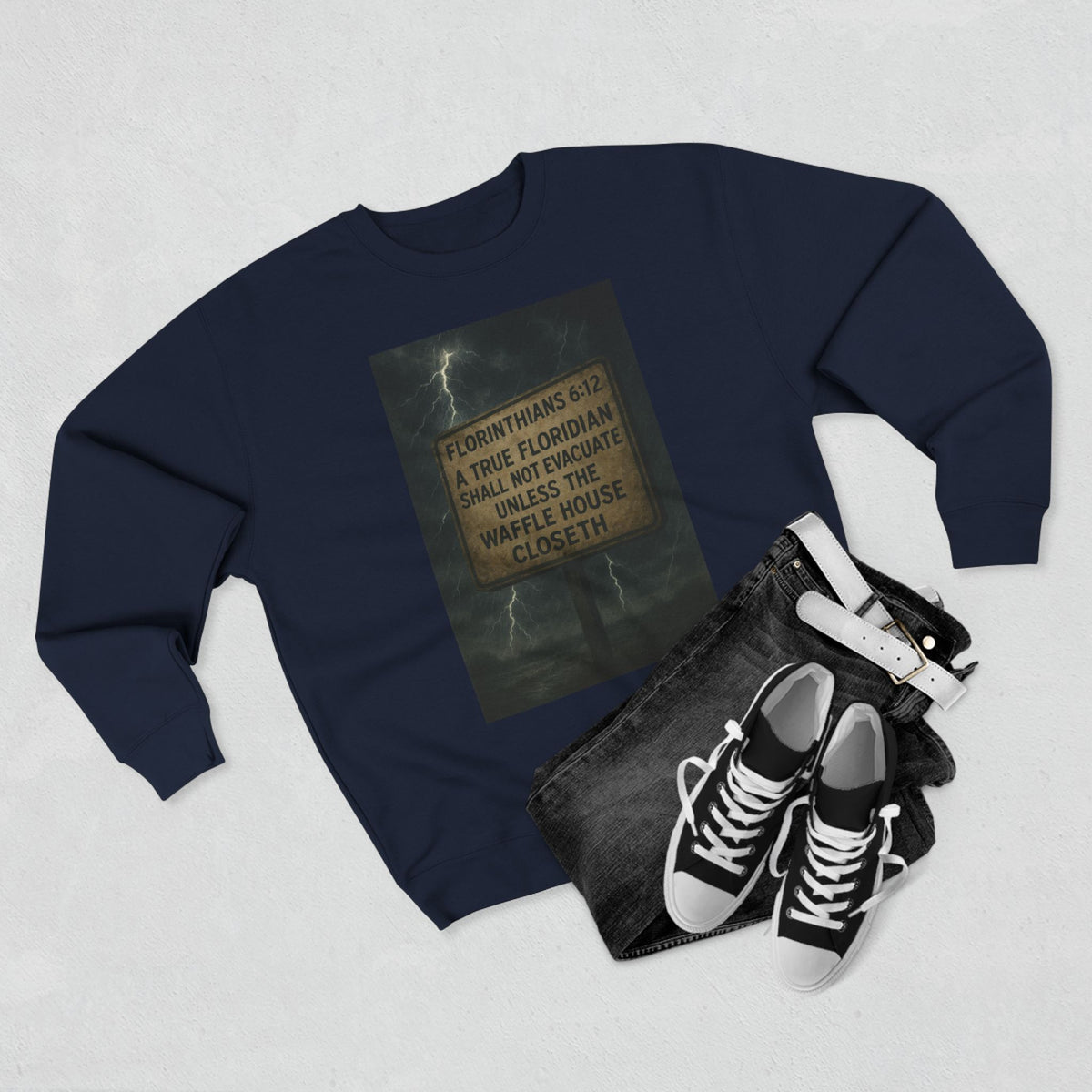 Florinthians 6:12 Unisex Crewneck Sweatshirt