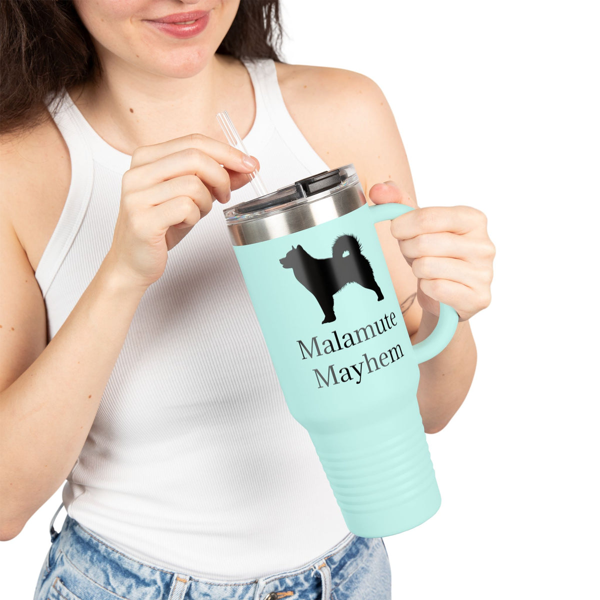 Malamute Mayhem Insulated Travel Mug