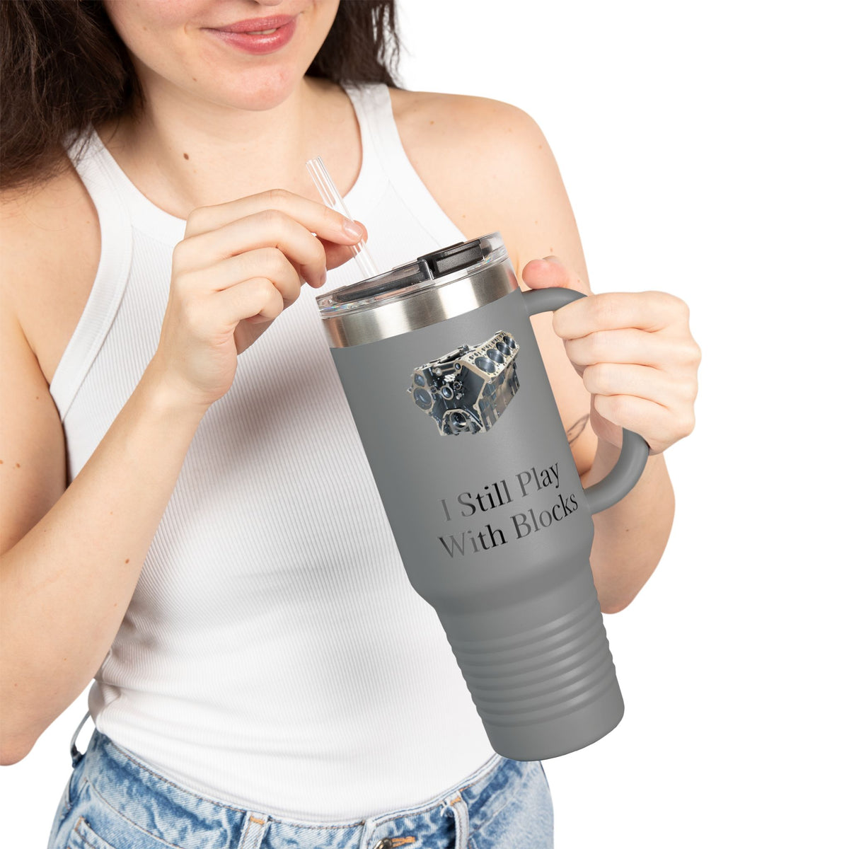 Play With Blocks Insulated Travel Mug