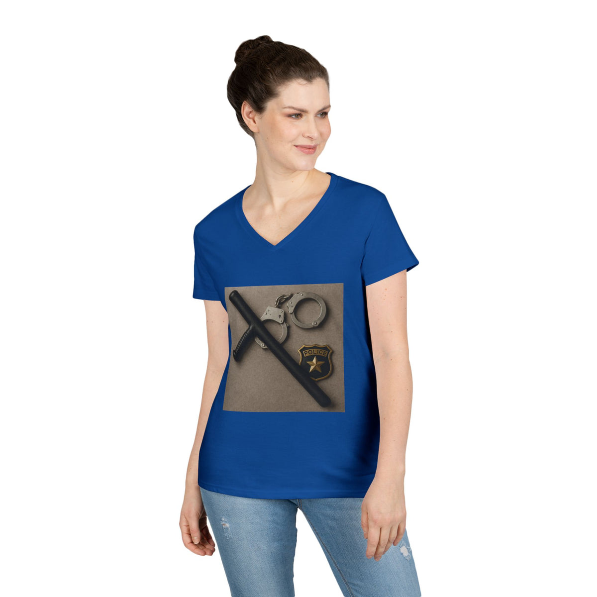 Law Enforcement Appreciation Women's V-Neck Tee