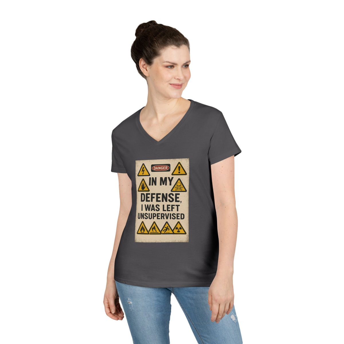 Unsupervised Women's V-Neck Tee
