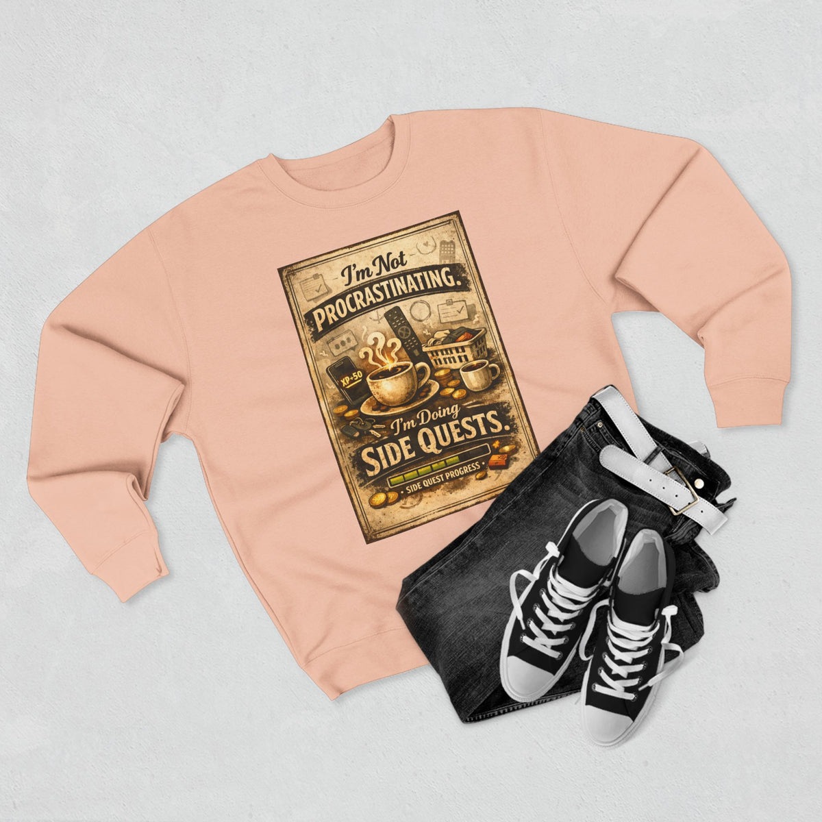 Procrastinating Unisex Crewneck Sweatshirt