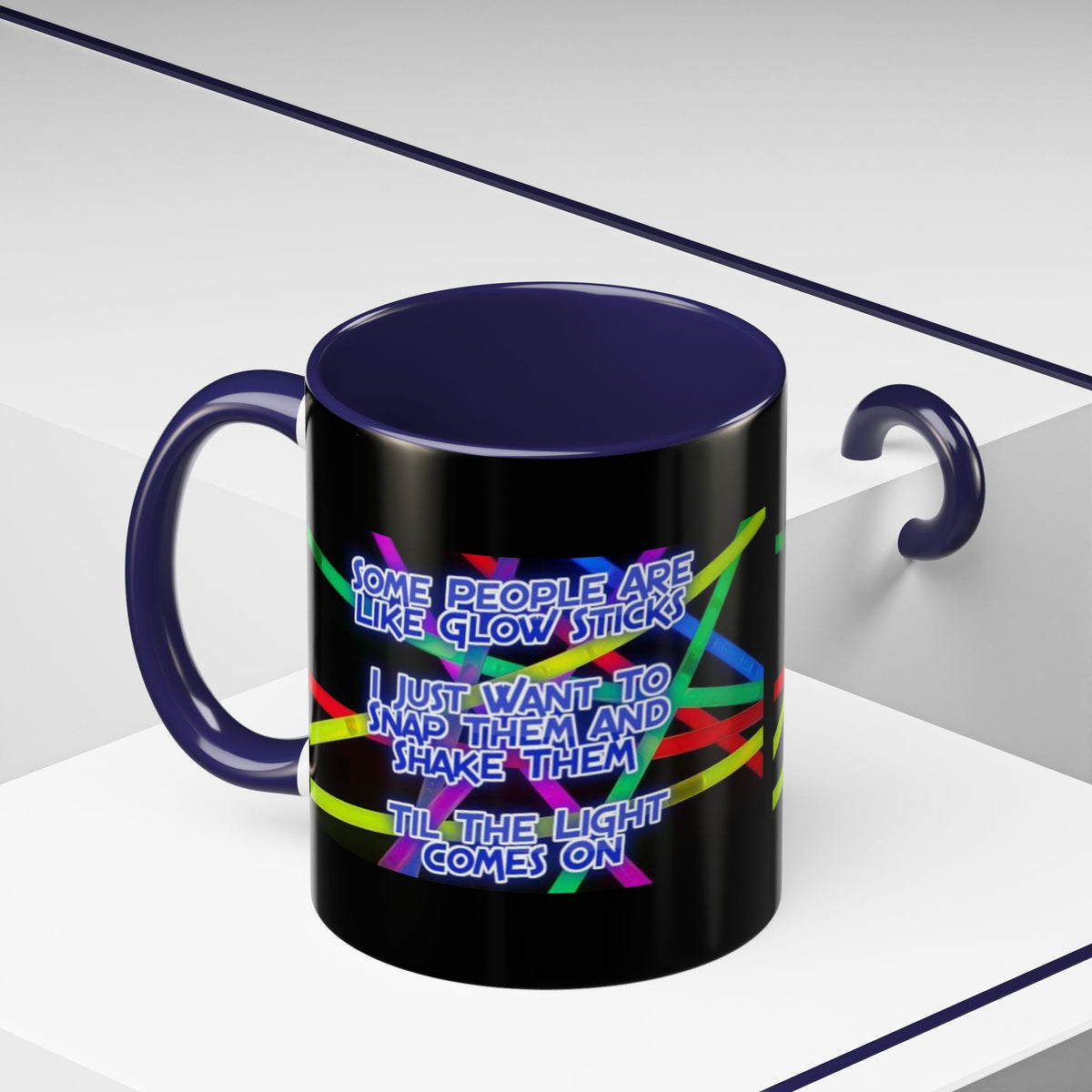 Glow Sticks 2-Tone Coffee Mug