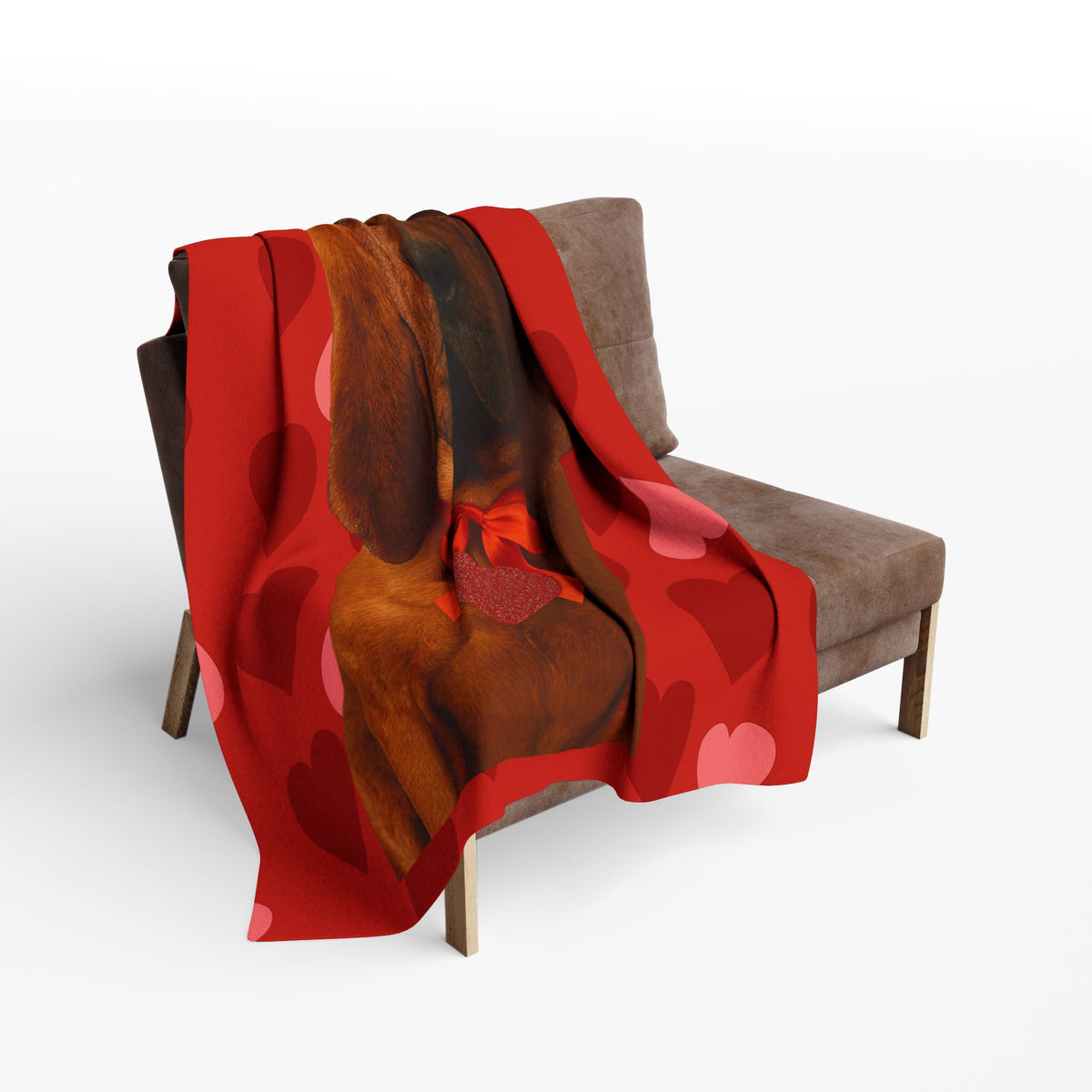 Cupid's Companion Bloodhound Arctic Fleece Blanket
