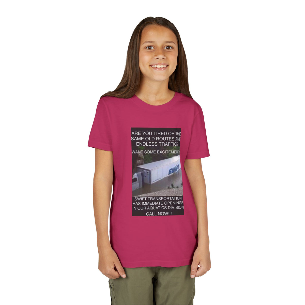 Swift Aquatics Youth Unisex Short Sleeve Crewneck Tee