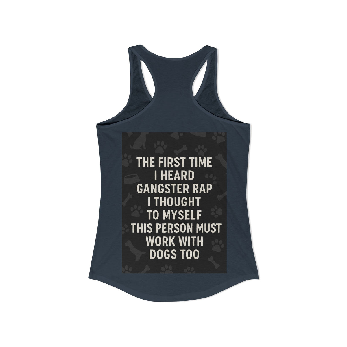 Gangster Rap Women's Racerback Tank