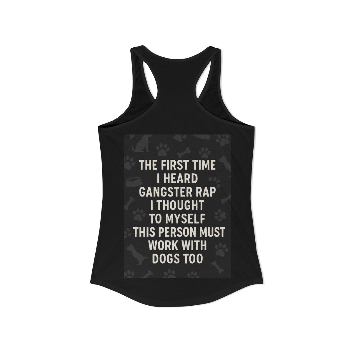 Gangster Rap Women's Racerback Tank
