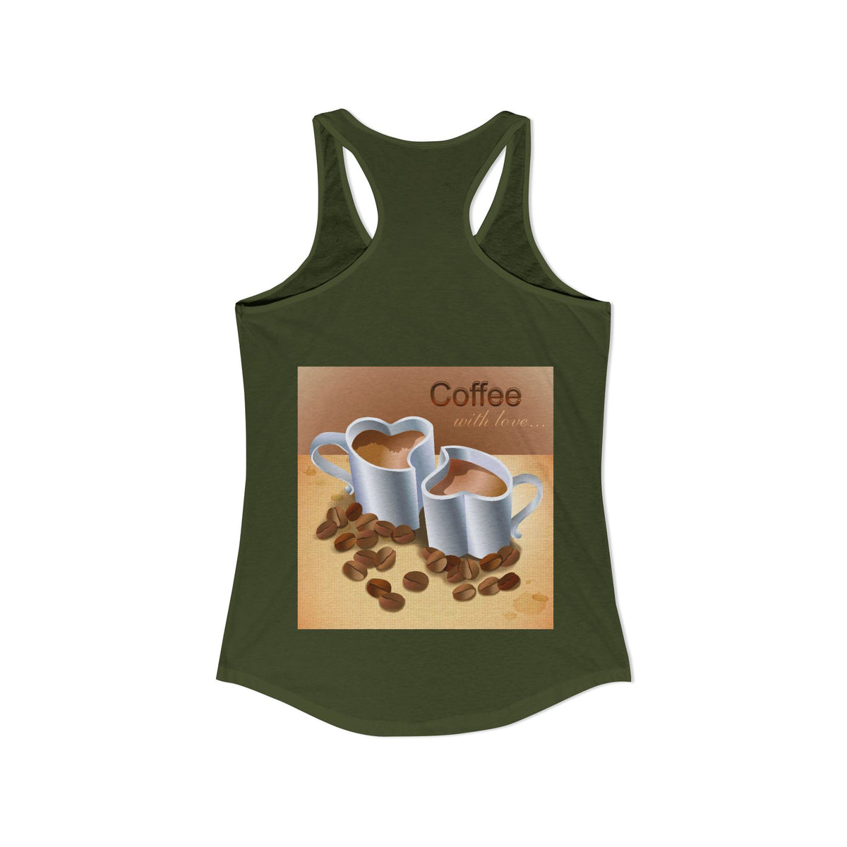 Coffee With Love Women's Racerback Tank