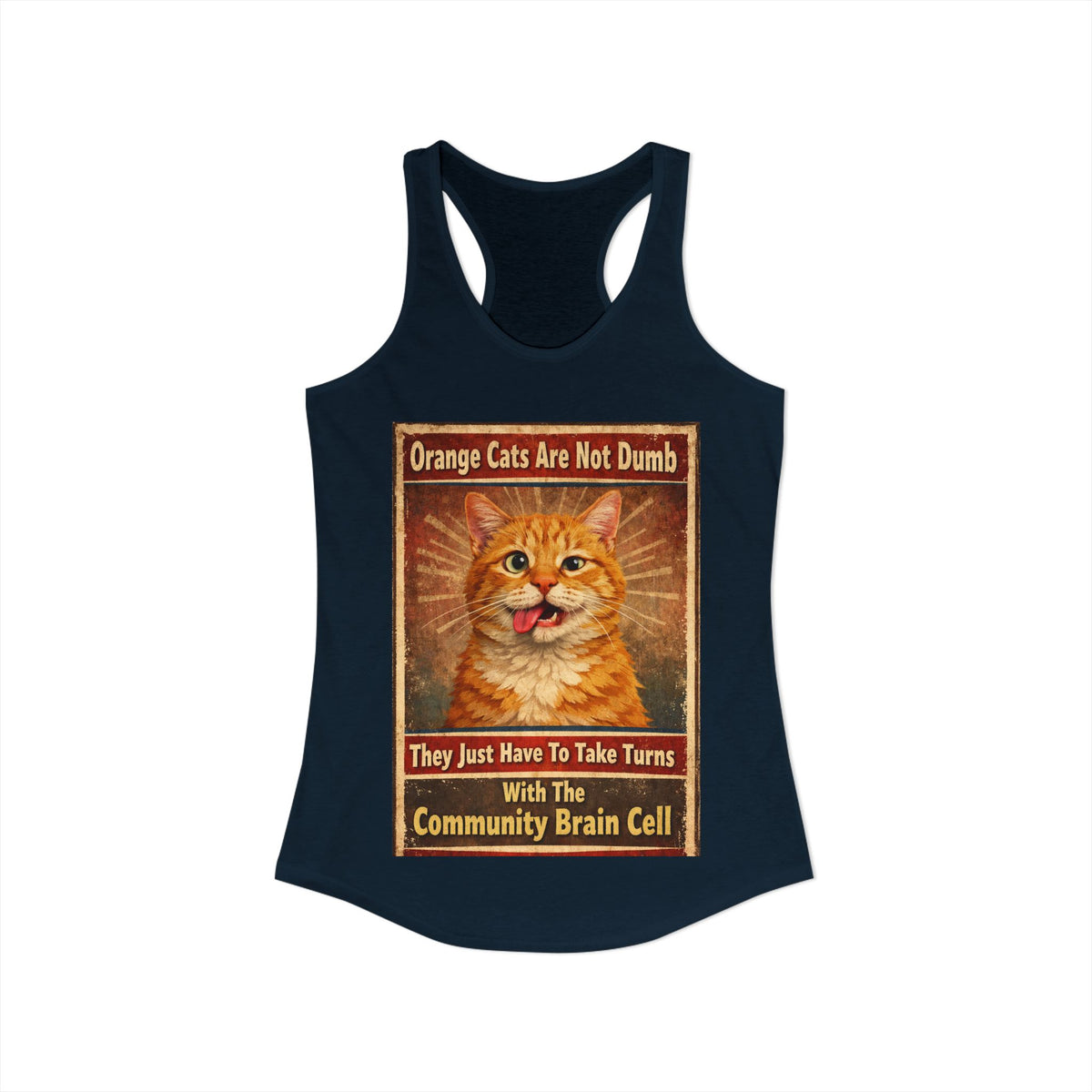 Community Brain Cell Women's Racerback Tank