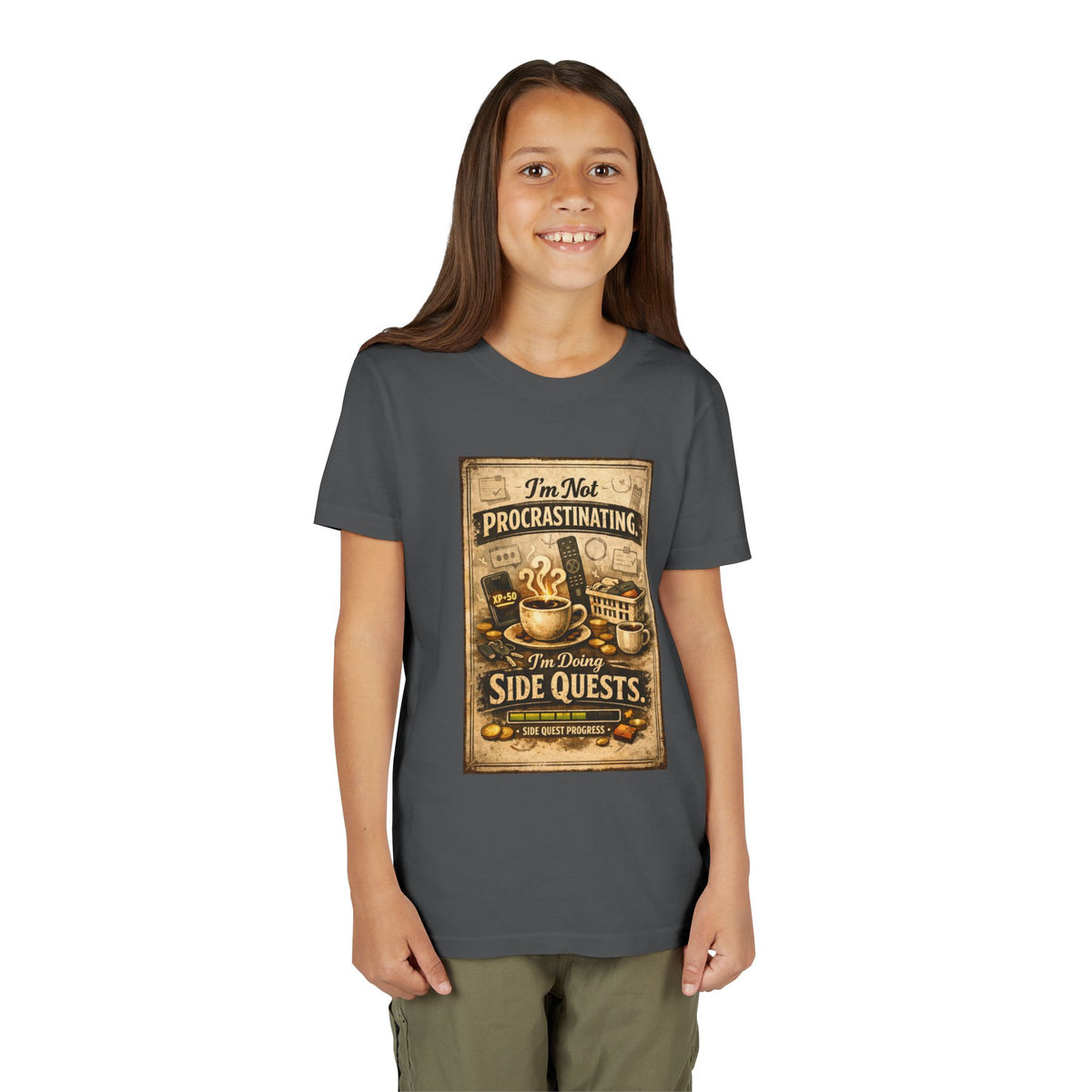Procrastinating Youth Unisex Short Sleeve Crewneck Tee