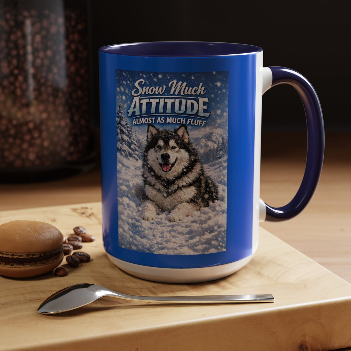Snow Much Attitude 2-Tone Coffee Mug