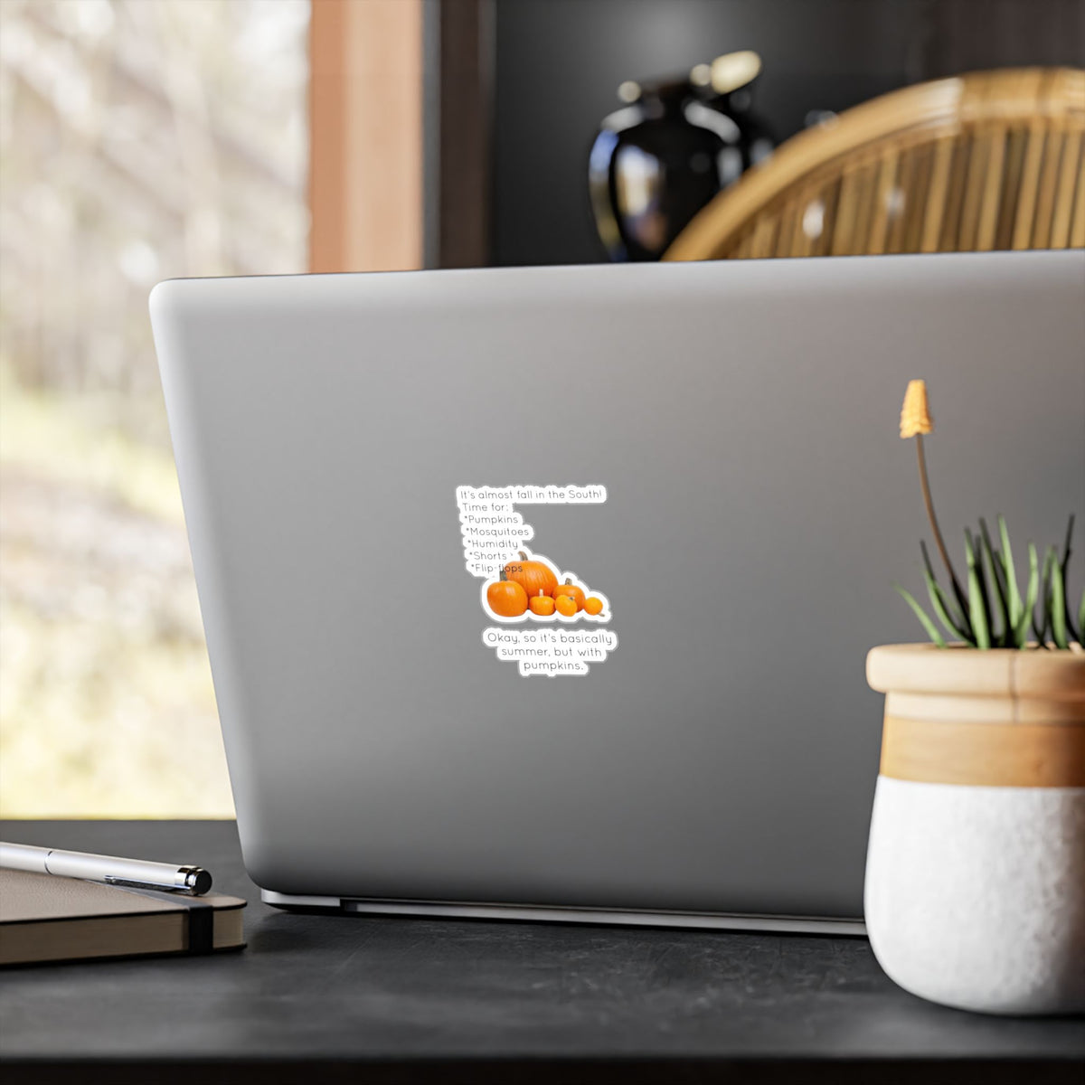 Fall In The South Vinyl Decal