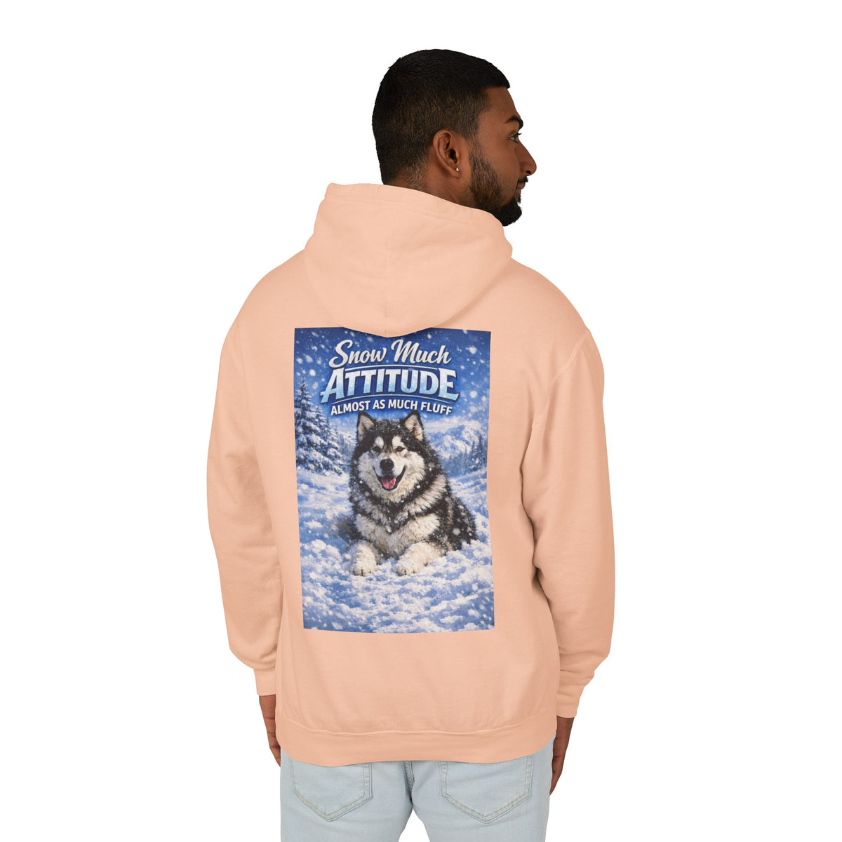 Snow Much Attitude Unisex Lightweight Hoodie