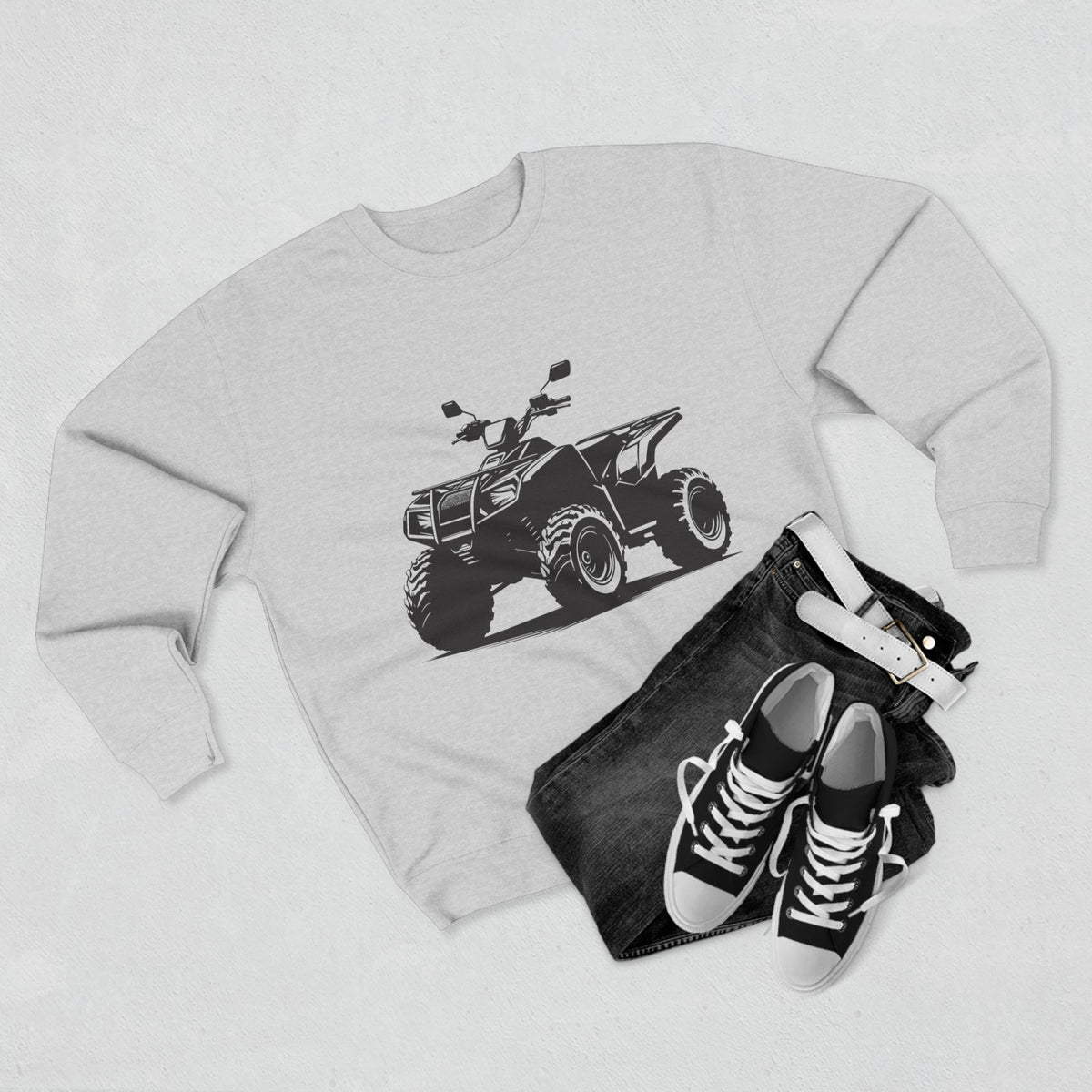 Off The Beaten Path Quad Unisex Crewneck Sweatshirt