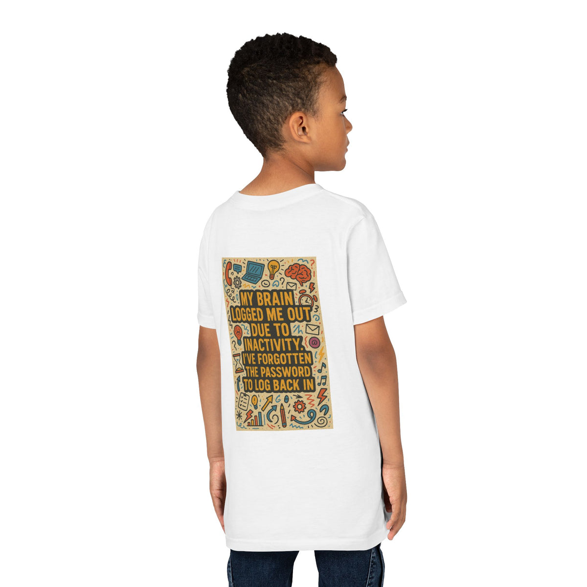 Logged Out Youth Unisex Short Sleeve Crewneck Tee