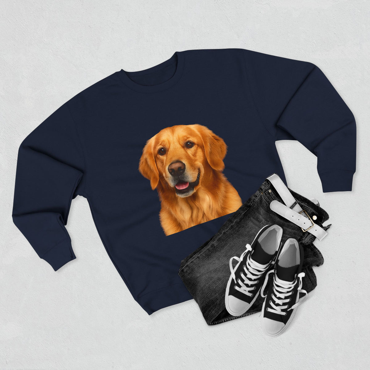 Golden Head Unisex Crewneck Sweatshirt