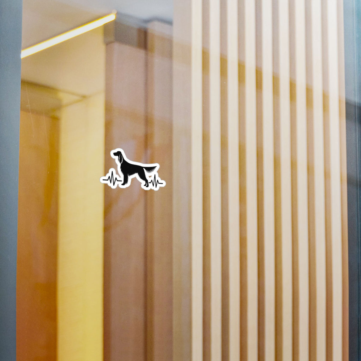 My Heart Beats For English Setters Vinyl Decal