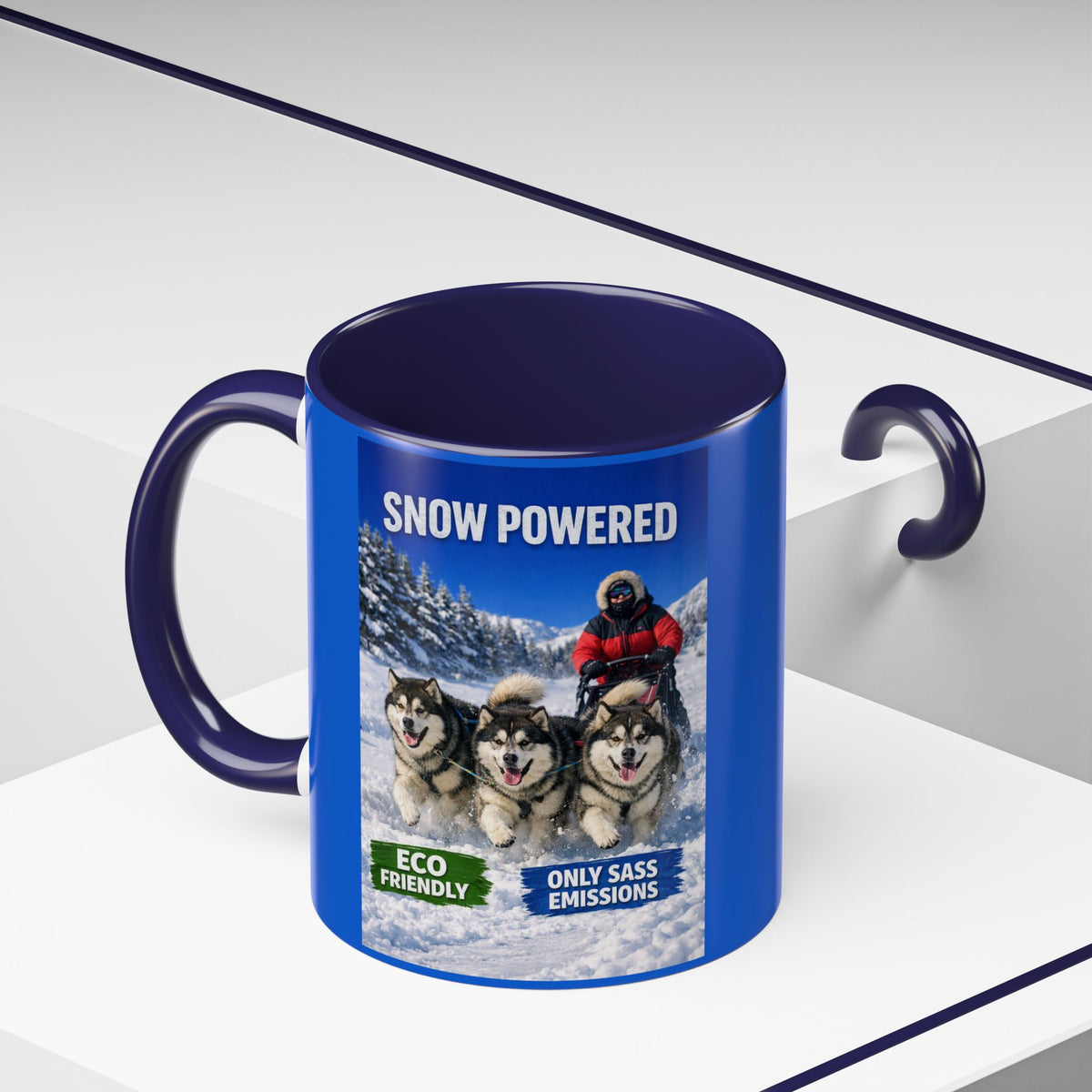 Snow Powered 2-Tone Coffee Mug
