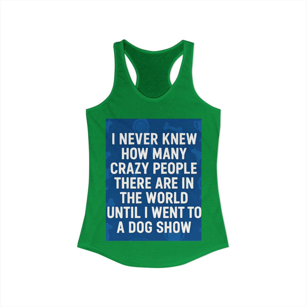 Never Knew Women's Racerback Tank