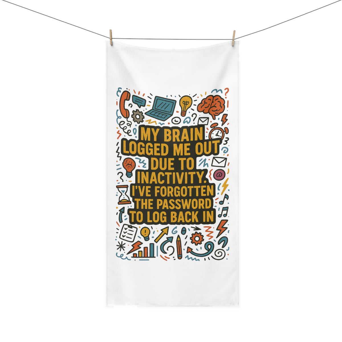 Logged Out Mink-Cotton Beach Towel
