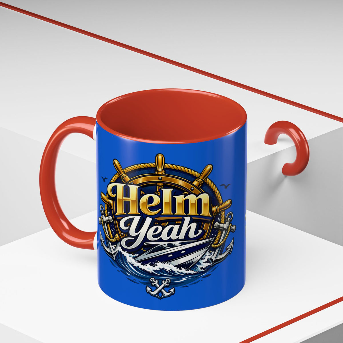 Helm Yeah 2-Tone Coffee Mug