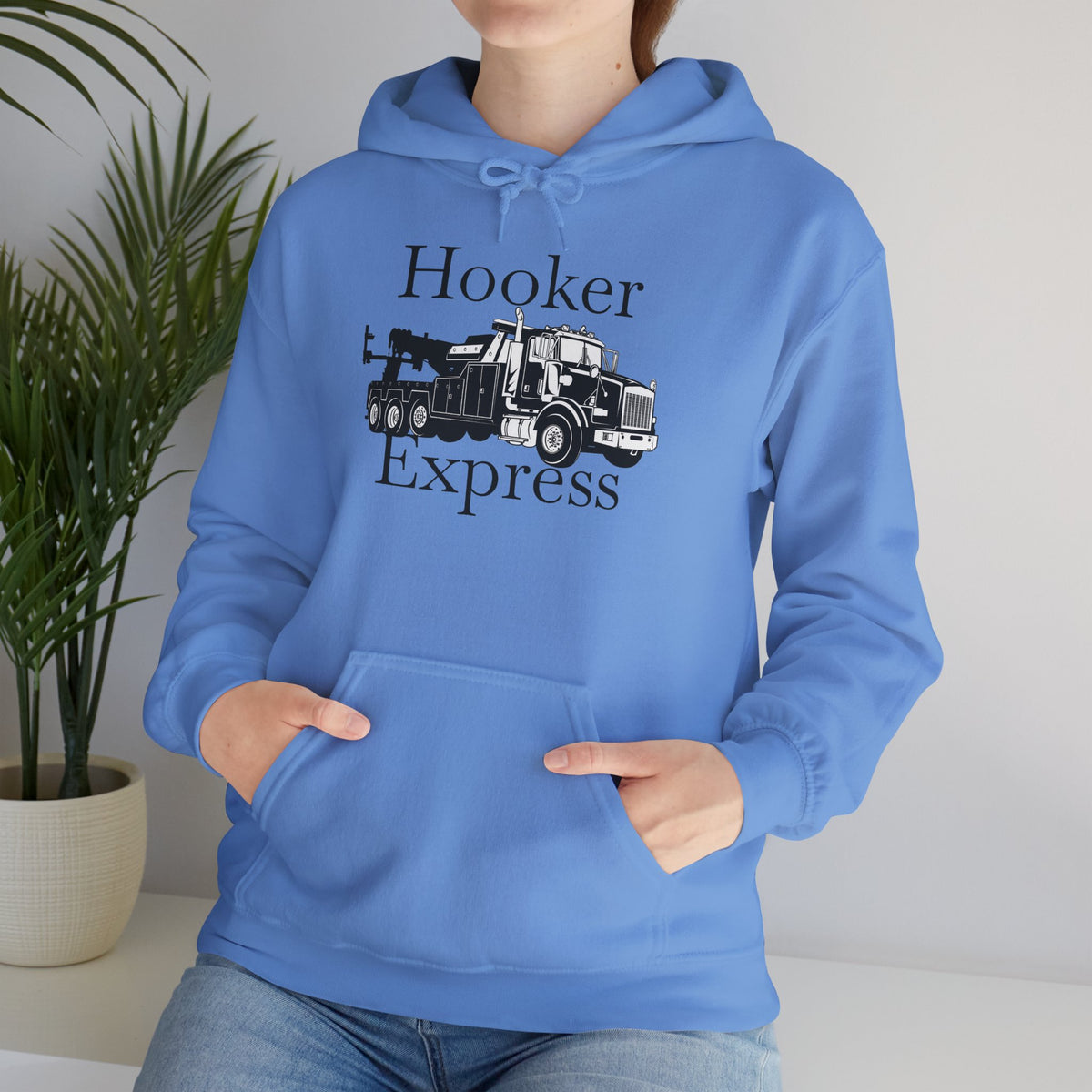 H**ker Express Heavy Tow Truck Unisex Hoodie