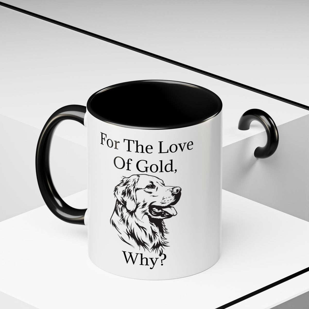 For The Love Of Gold 2-Tone Coffee Mug