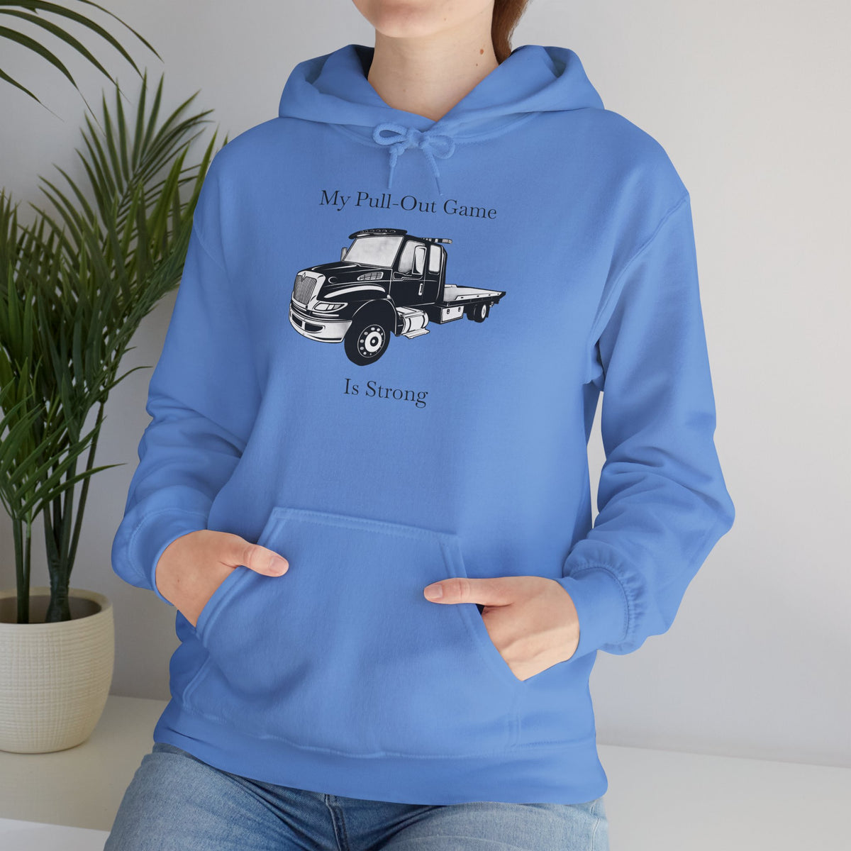 Pull Out Flatbed Tow Truck Unisex Hoodie