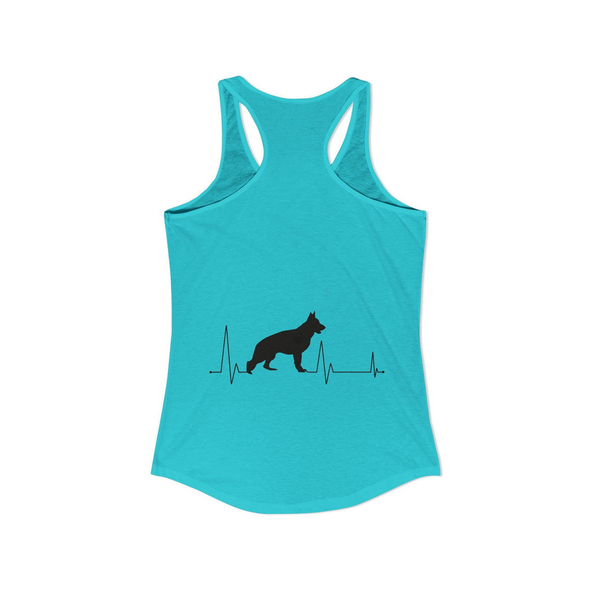 My Heart Beats For German Shepherds Women's Racerback Tank