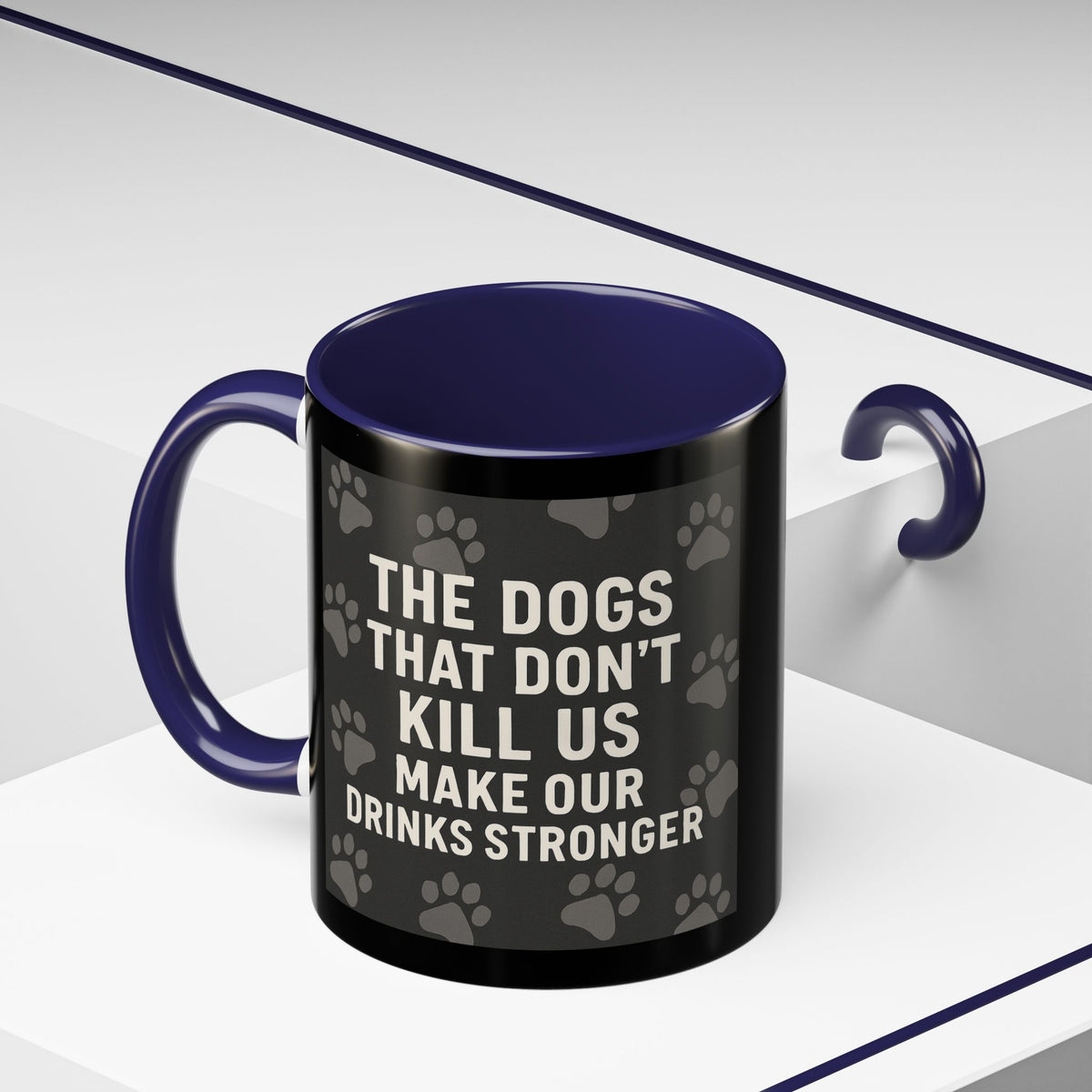Drinks Stronger 2-Tone Coffee Mug