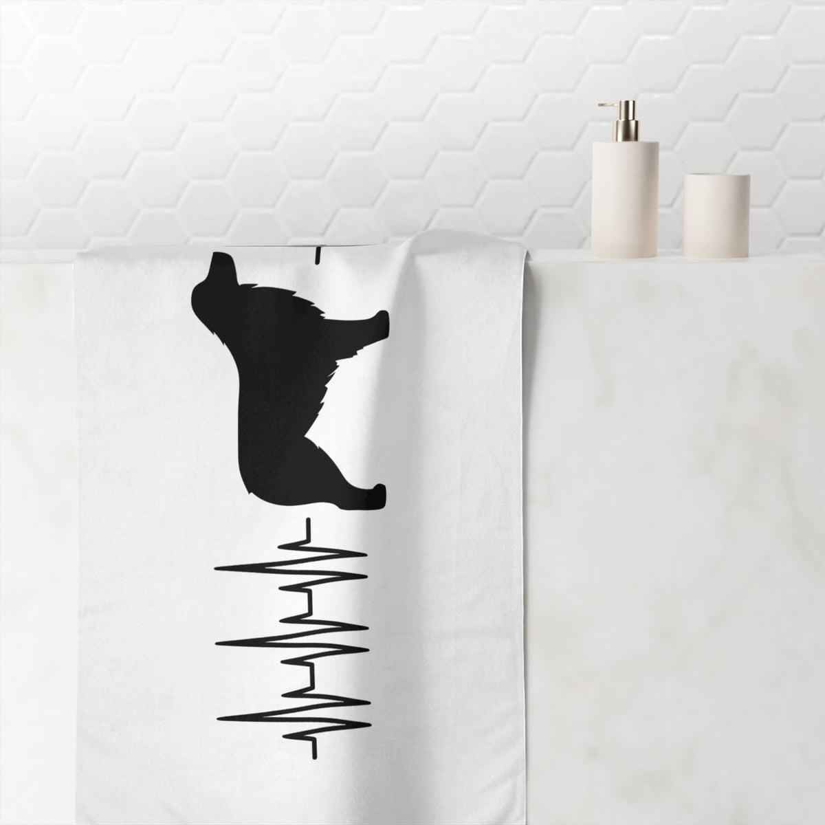 My Heart Beats For Aussies Mink-Cotton Beach Towel