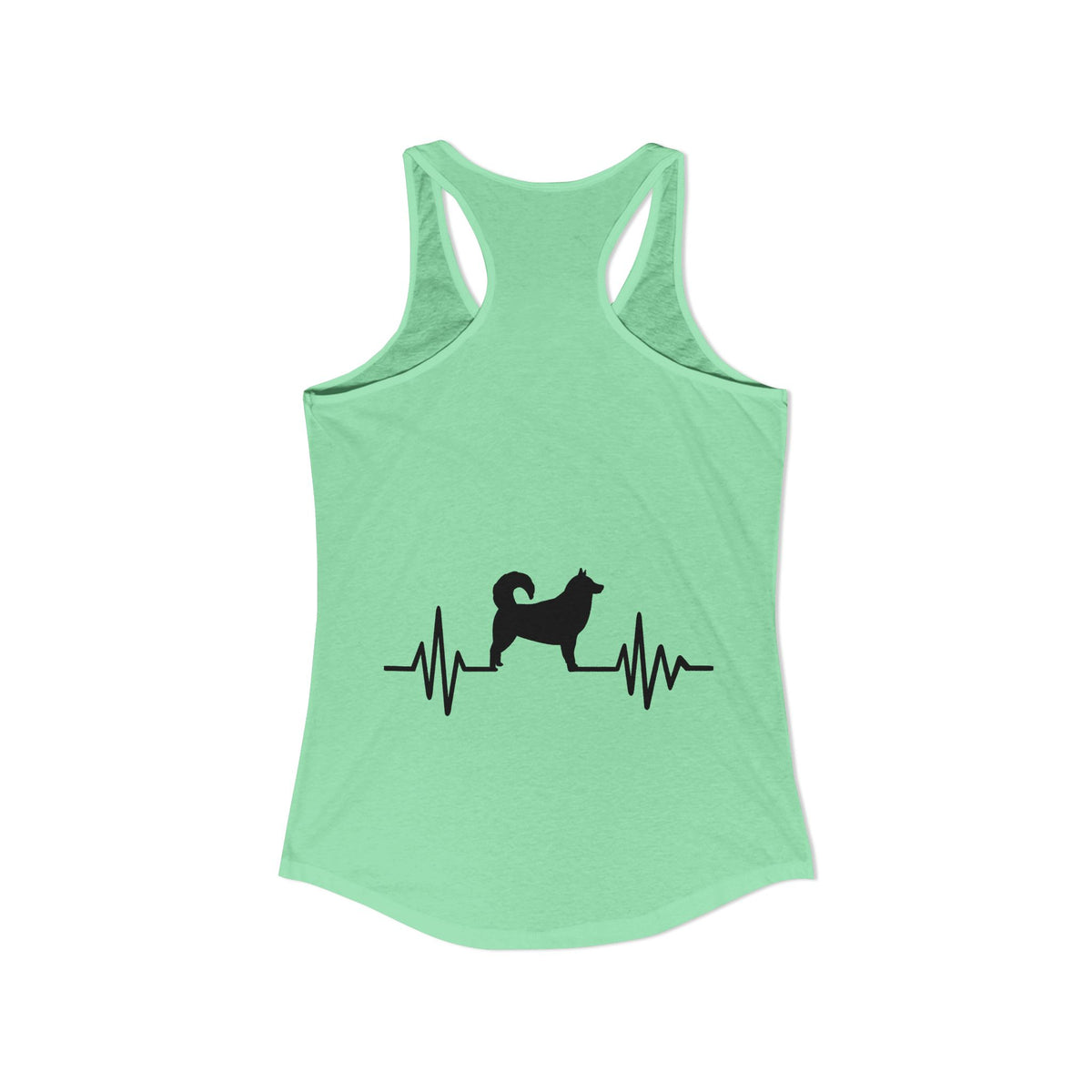 My Heart Beats For Malamutes Women's Racerback Tank